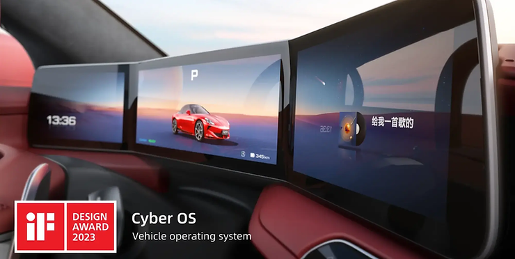 MG Cyberster wins “iF DESIGN AWARD” for its Cyber OS smart cockpit system