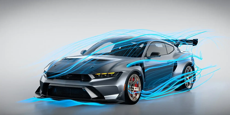 The Mustang GTD targets a sub-7-minute Nürburgring lap with unique aerodynamics