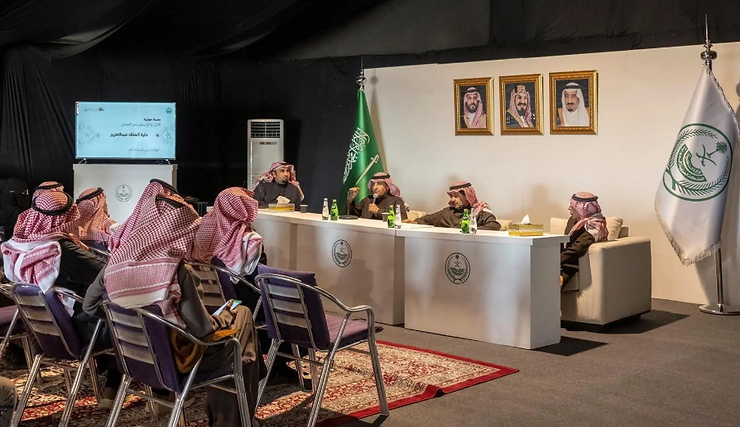 At the King Abdulaziz Camel Festival, Darah hosts discussions on camel heritage.