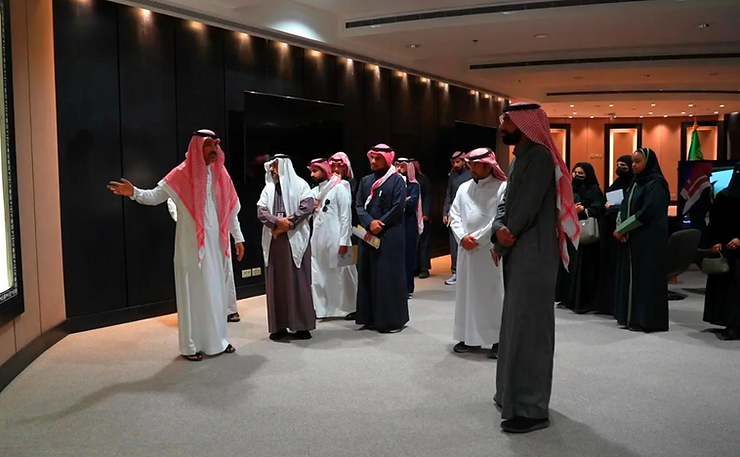 Tourism Guidance Program Trainees Visit King Abdulaziz Public Library