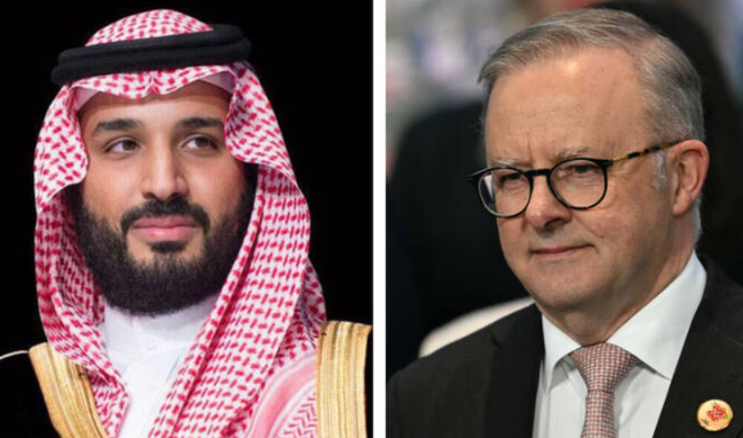Saudi crown prince congratulates Australia’s PM on election win