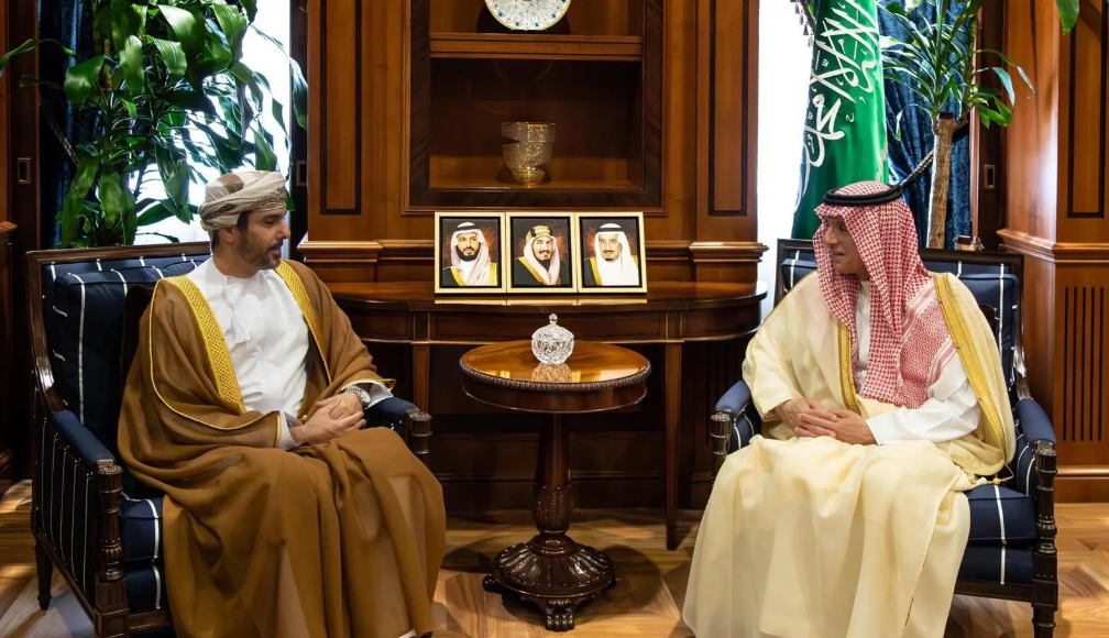 The Minister of State for Foreign Affairs welcomes the newly appointed Omani ambassador to Saudi Arabia