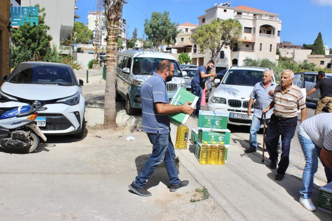 KSrelief Distributes 459 Food Baskets in Lebanon