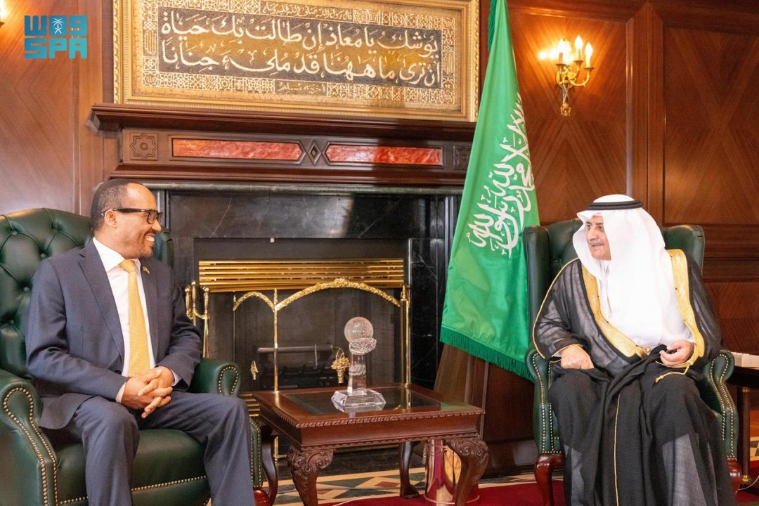 Tabuk Governor Receives Ethiopian Ambassador