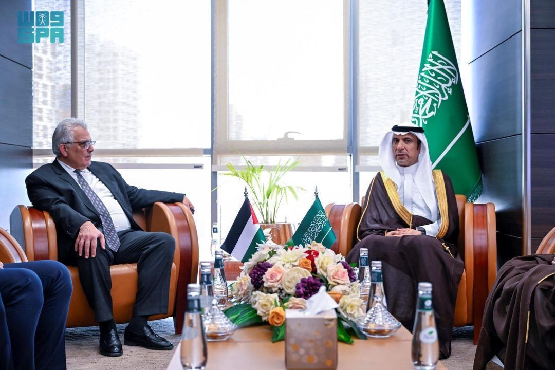 SPA President Receives Palestinian Ambassador to Saudi Arabia