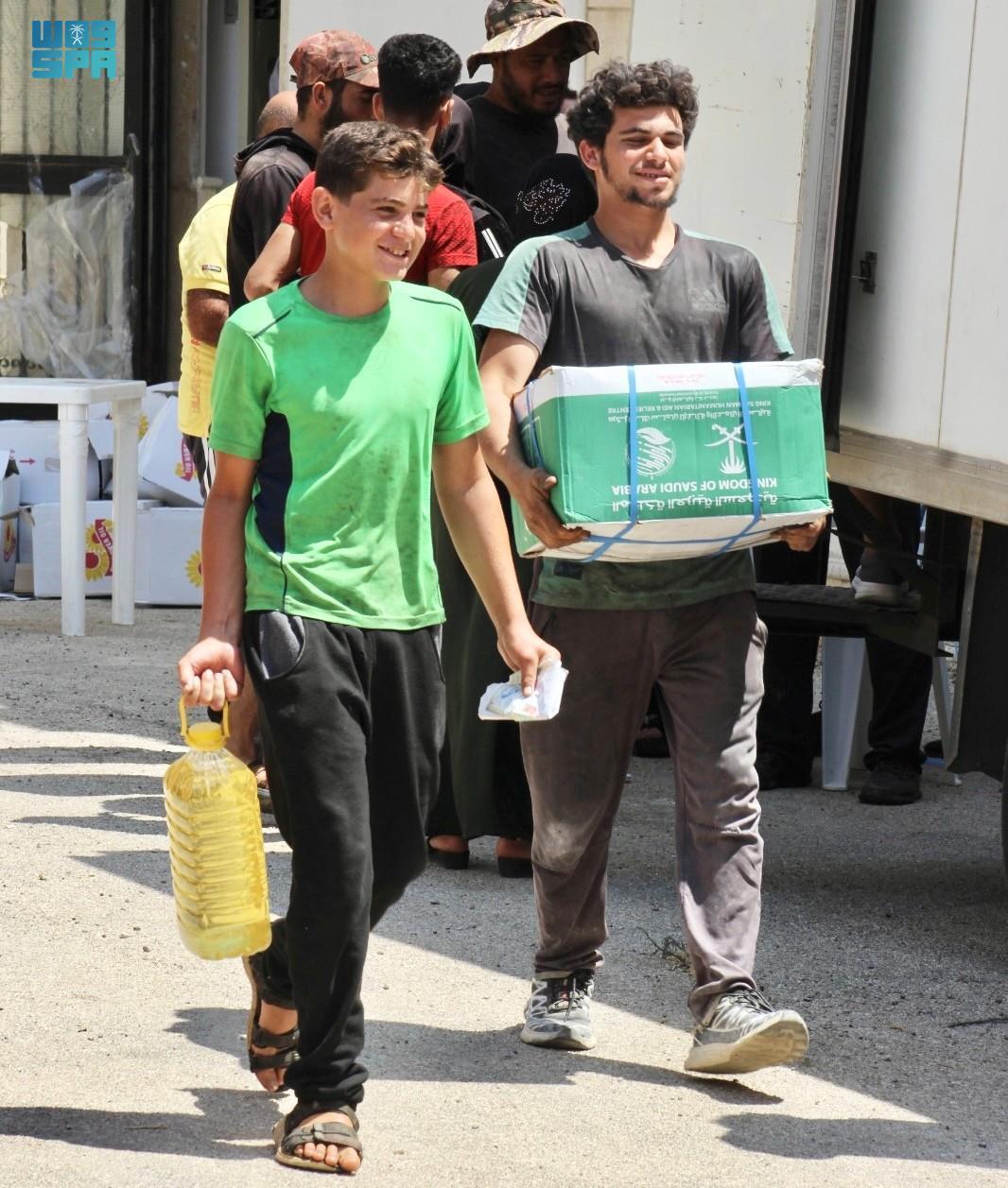 KSrelief Distributes 405 Food Baskets to Displaced Syrians in Marjayoun, Lebanon