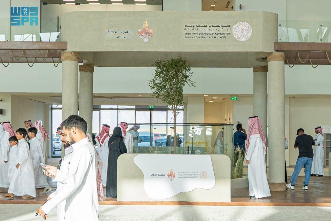 Imam Turki bin Abdullah Royal Reserve Launches Pavilion at Falcons and Hunting Exhibition