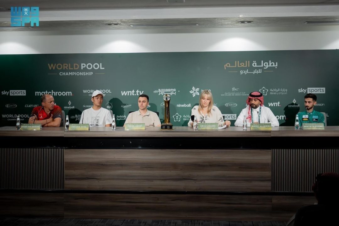 Pool Stars Gear Up for World Pool Championship Kicking Off Monday in Jeddah