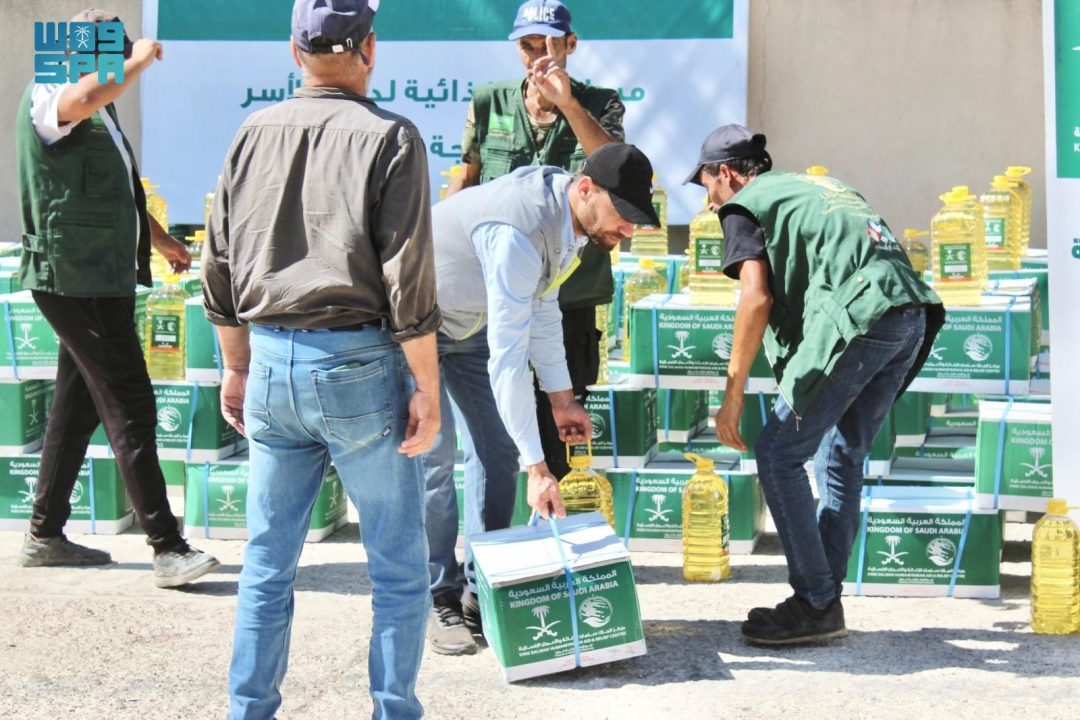 KSrelief Distributes 469 Food Baskets in Lebanon’s Western Beqaa