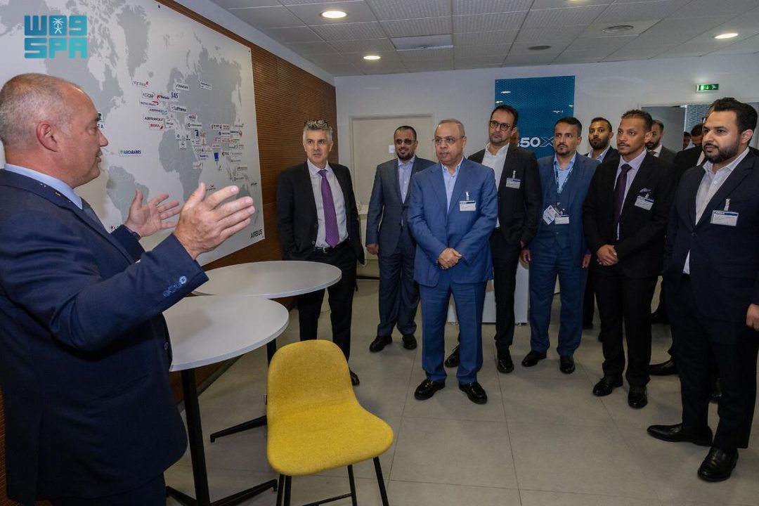 Civil Aviation Delegation Visits Airbus Factory in Toulouse to Support Saudi Industrial Goals