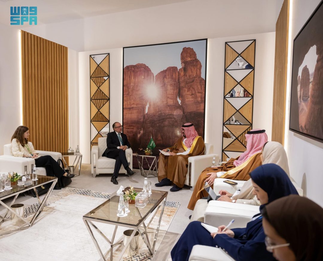 Economy Minister, Austria Former Foreign Minister Discuss Latest Global Economic Developments