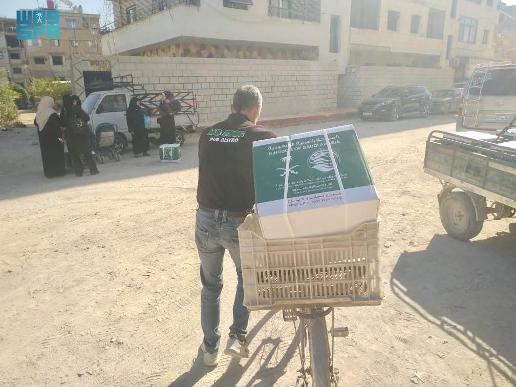 KSrelief Distributes 507 Food Baskets in Syria’s Rif Dimashq