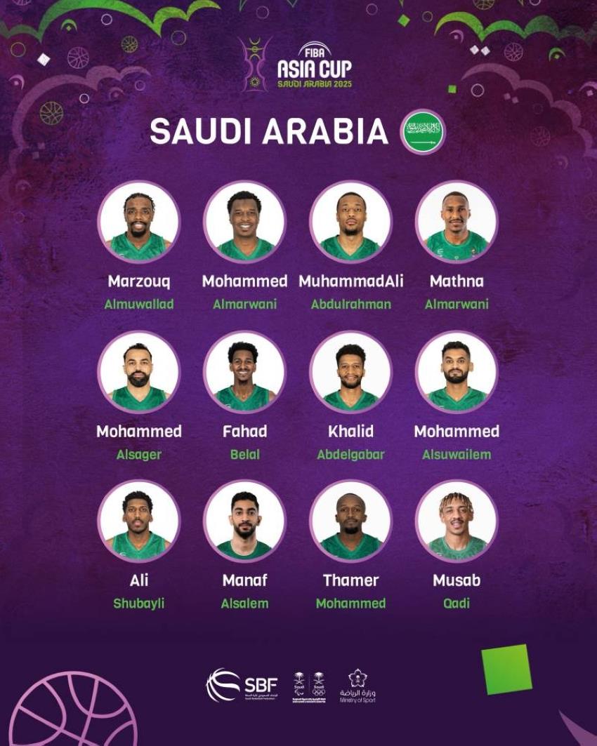 Saudi Team Prepares for FIBA Asia Cup 2025 in Jeddah