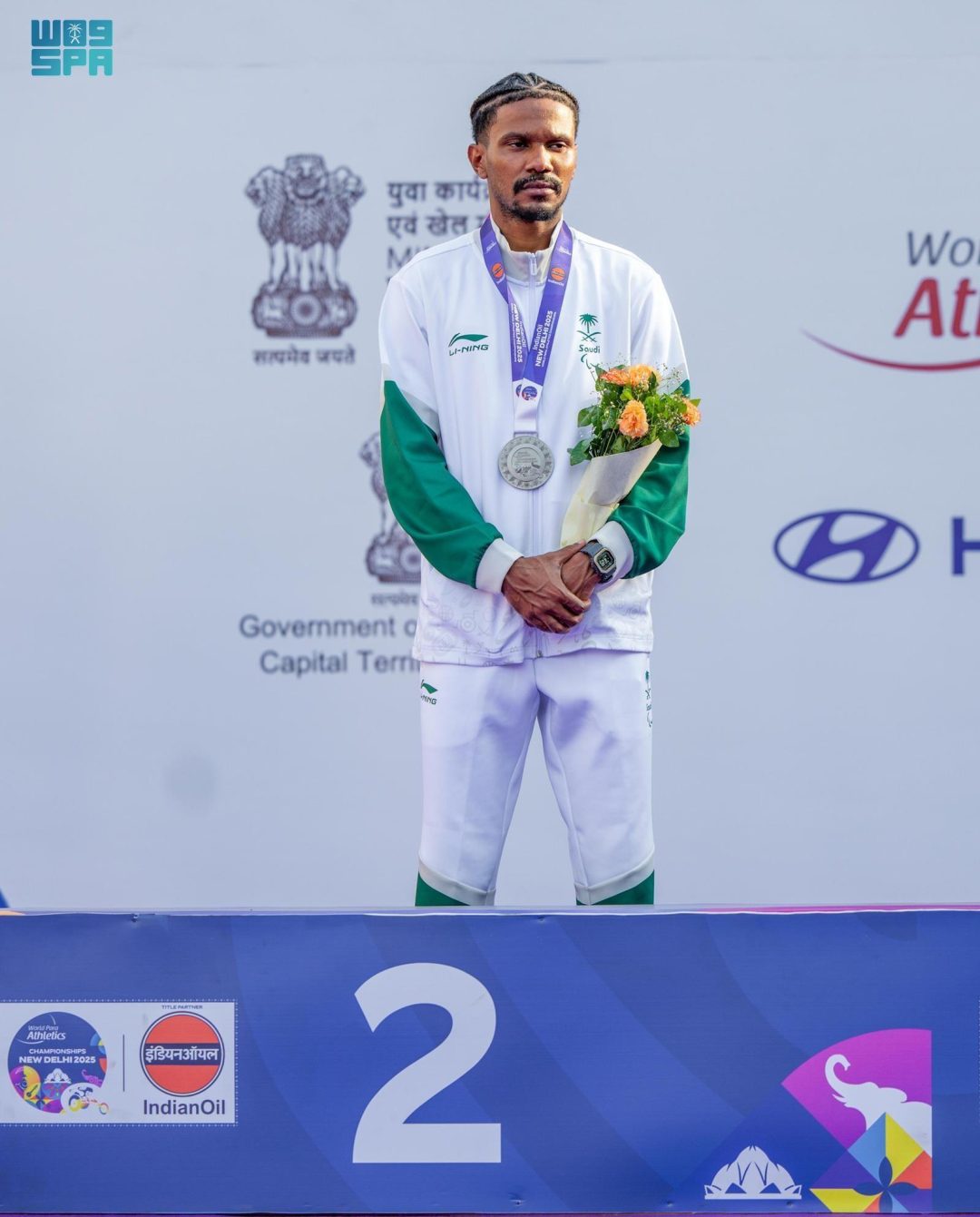 Saudi Hassan Dawshi Wins Silver in T20 Long Jump at World Para Athletics Championships