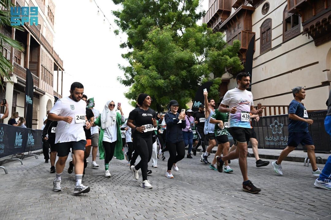 Jeddah Historic District Hosts National Day Athletic Event with over 3,000 Participants