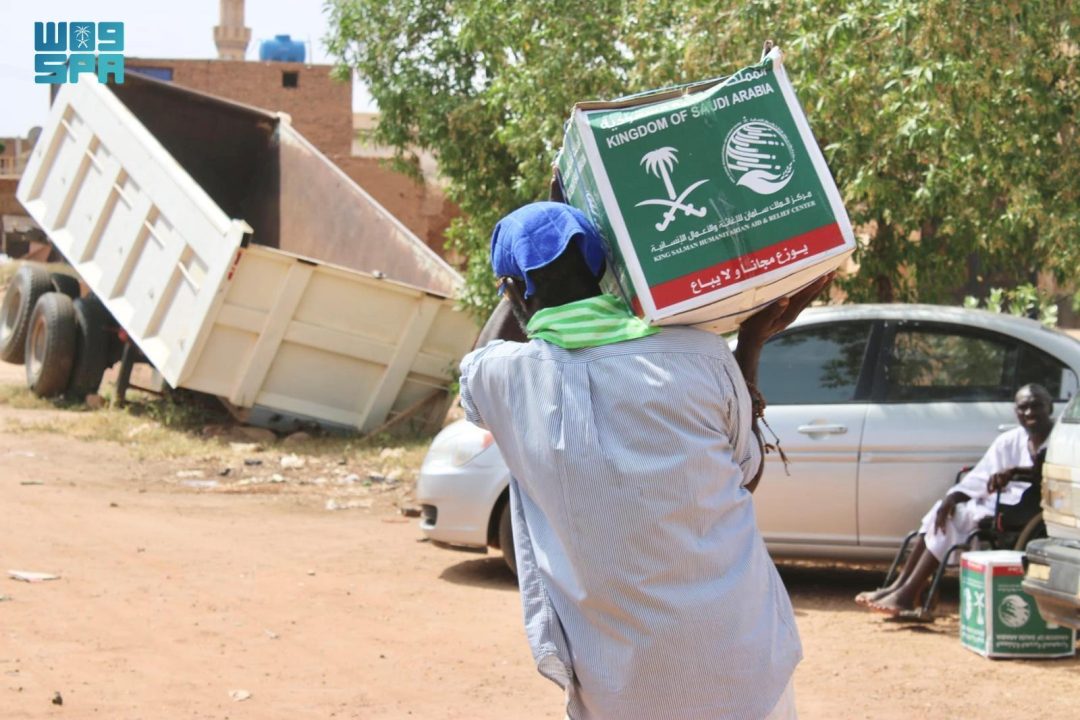 KSrelief Distributes 1,090 Food Baskets in Sudan’s Khartoum