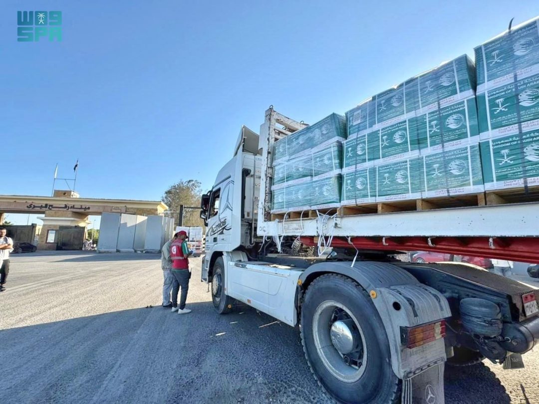 Saudi Arabia Sends New Batch of Food Aid to Gaza