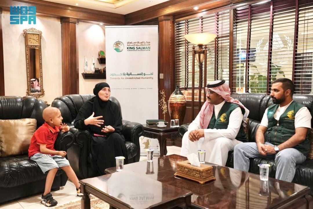 KSrelief Takes Lead in Treating Child with Neuroblastoma Cancer in Gaza