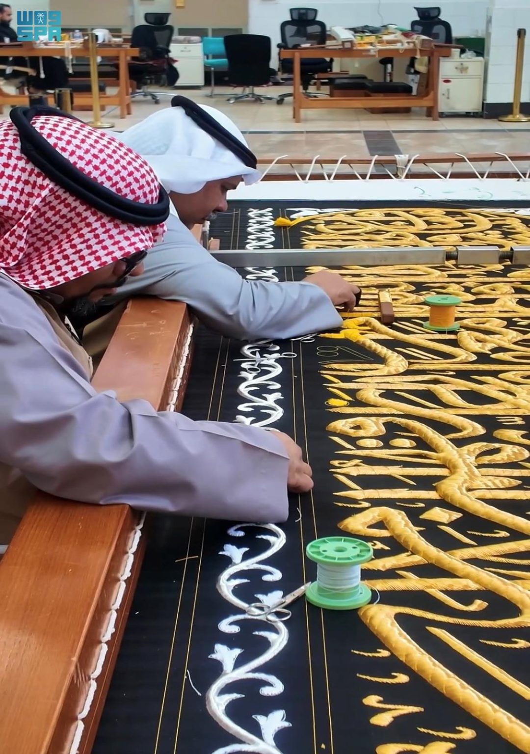 Seven Stages for Crafting Holy Kaaba’s Kiswa by Skilled Saudi Hands