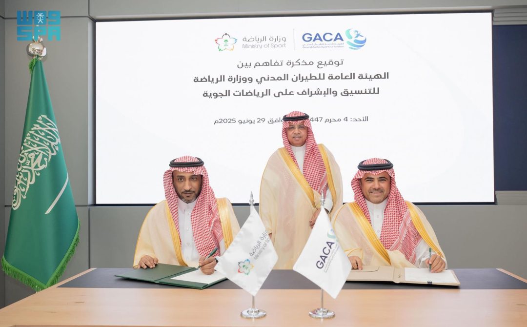 GACA, Ministry of Sport Sign MoU for Coordination and Supervision of Air Sports
