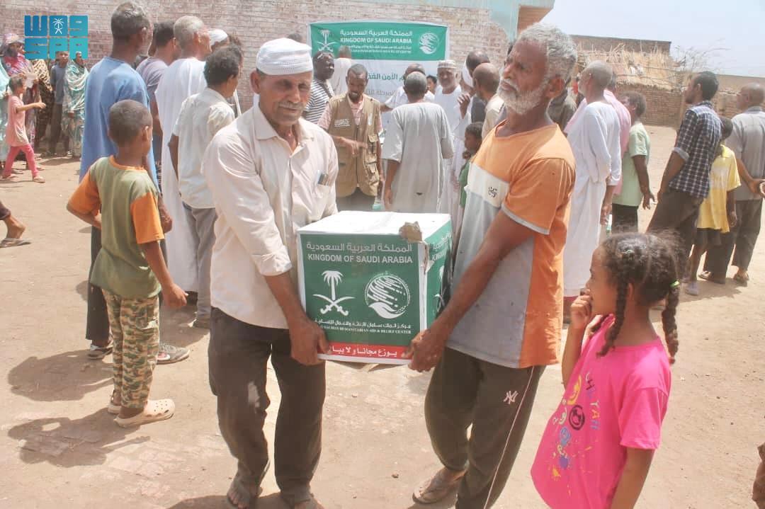 KSrelief Distributes 742 Food Baskets in Sudan’s Wad Madani Locality