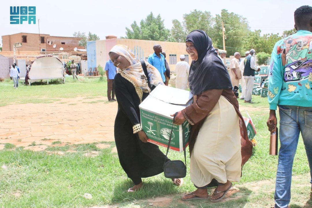 KSrelief Distributes 1,400 Food Baskets to Displaced Persons in Khartoum, Sudan