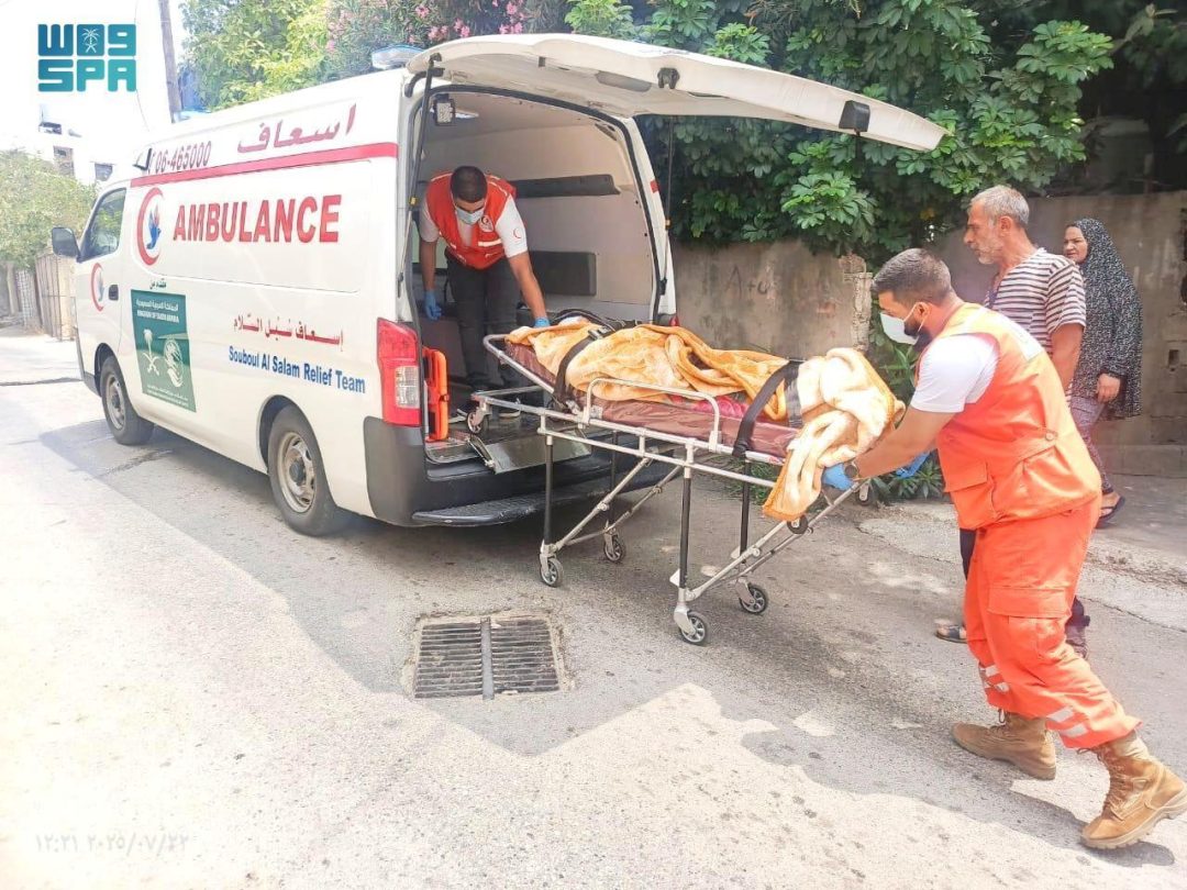 KSrelief-Funded Ambulance Service Completes 40 Missions in Northern Lebanon