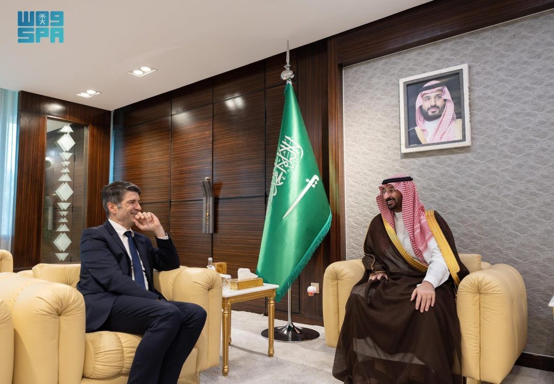 Minister of National Guard Receives French Ambassador to Saudi Arabia