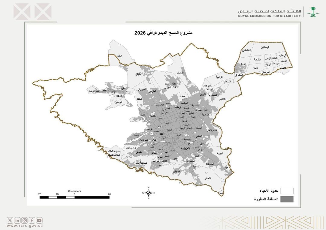 RCRC Launches Household Demographic Survey of Riyadh Residents