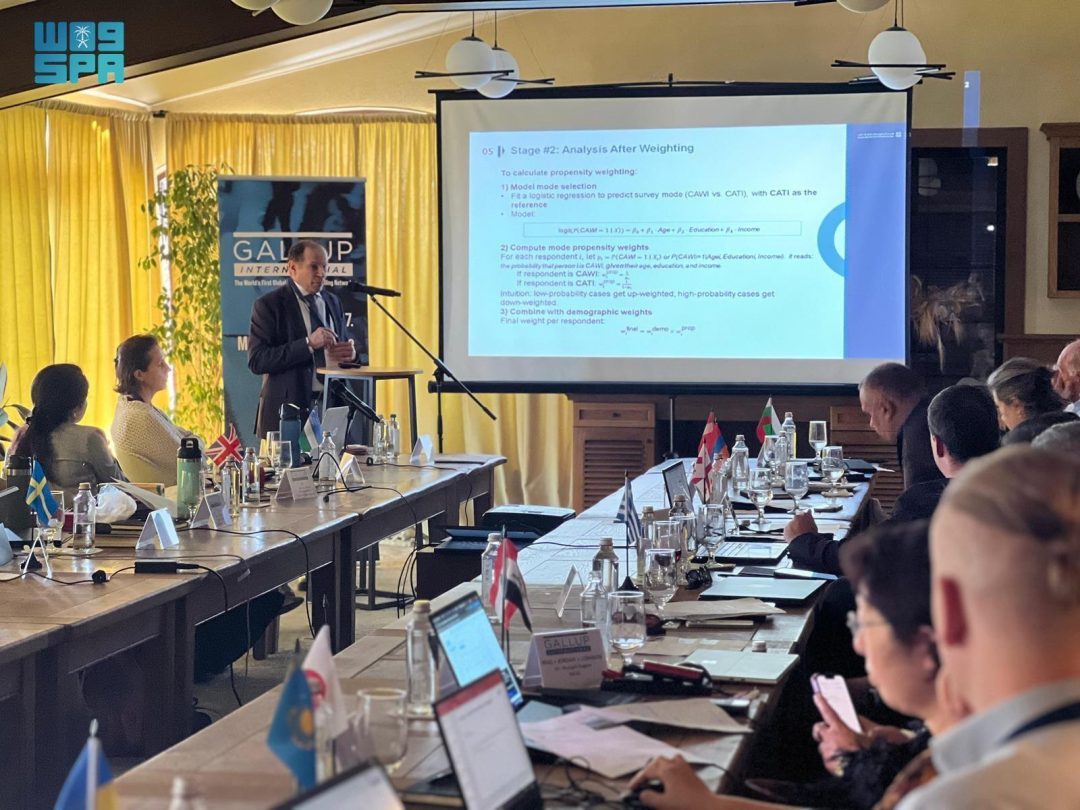 Saudi Center for Opinion Polling Participates in Gallup 2025 Conference in Bulgaria