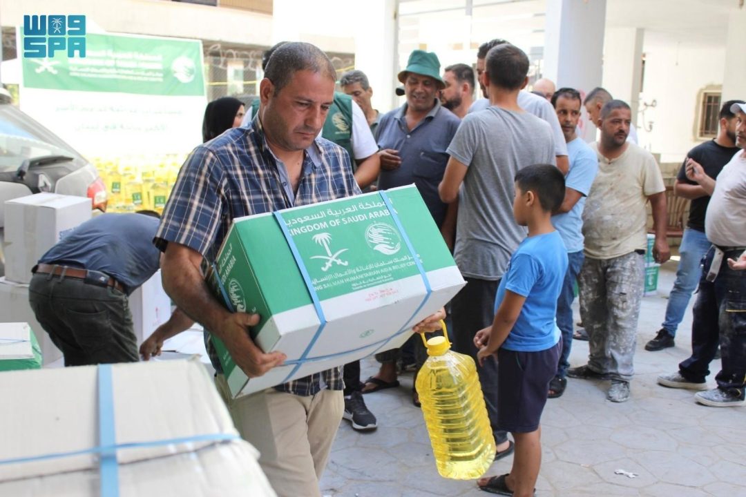 KSrelief Distributes 504 Food Baskets in Lebanon’s Saida