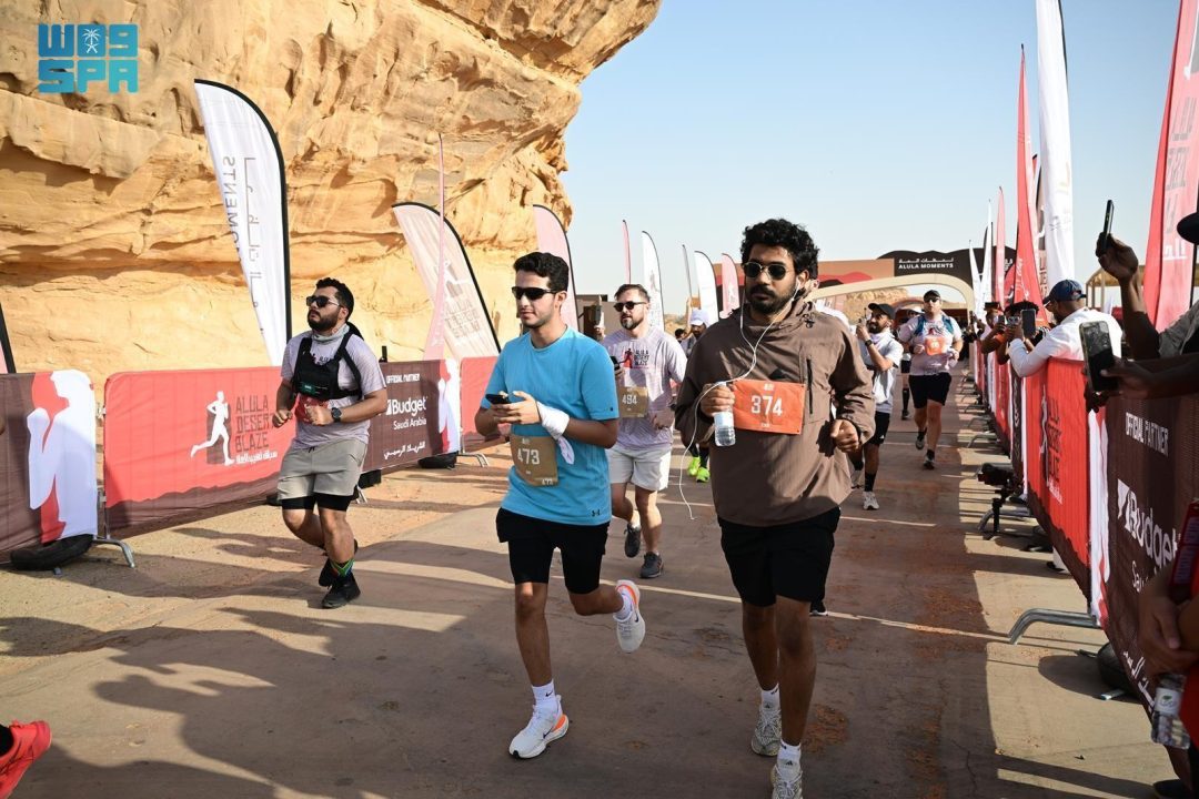 Over 500 Runners from Saudi Arabia and Beyond Brave the Challenge at AlUla Desert Blaze