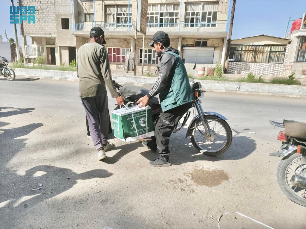 KSrelief Distributes 1,100 Food Baskets in Syria’s Deir ez-Zor
