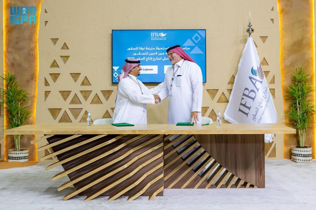 Saudi Nofa Falcons Acquires Canada’s John Lejeune Falcon Farm