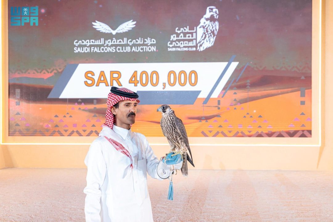Sales at Saudi Falcons Club Auction Surpass SAR41 Million over Five Years