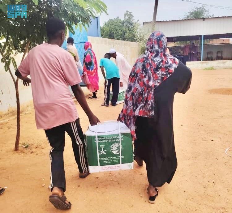 KSrelief Distributes 1,500 Food Baskets to Flood Victims in Sudan