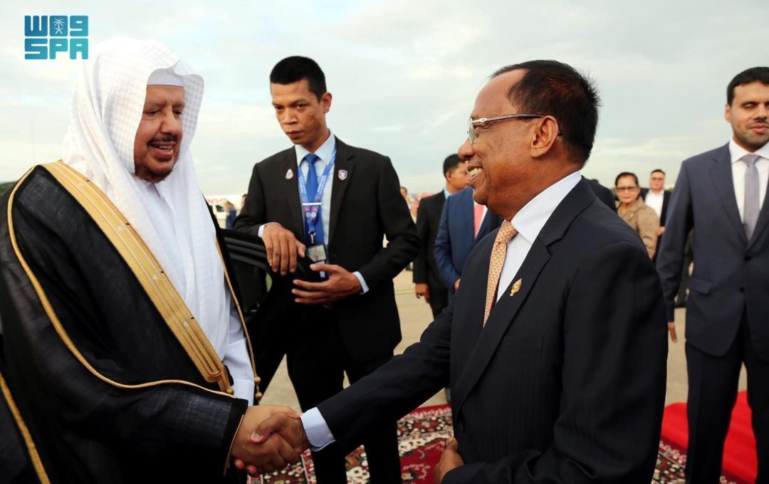 Shura Council Speaker Arrives in Cambodia on Official Visit