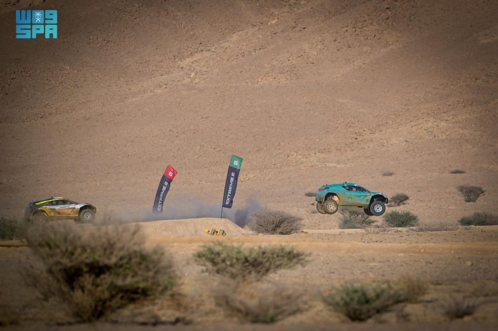 View of ‘Desert X Prix’ Kicks Off in Qiddiya as Part of Extreme E Electric Off ...