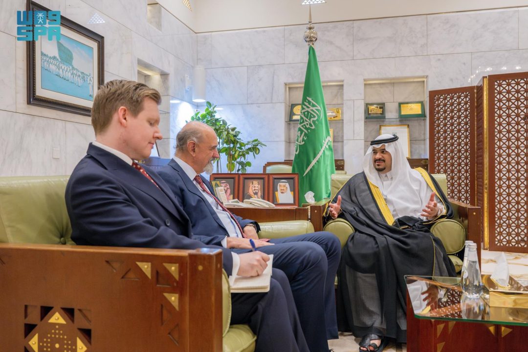 Deputy Governor of Riyadh Region Receives Newly Appointed Australian Ambassador
