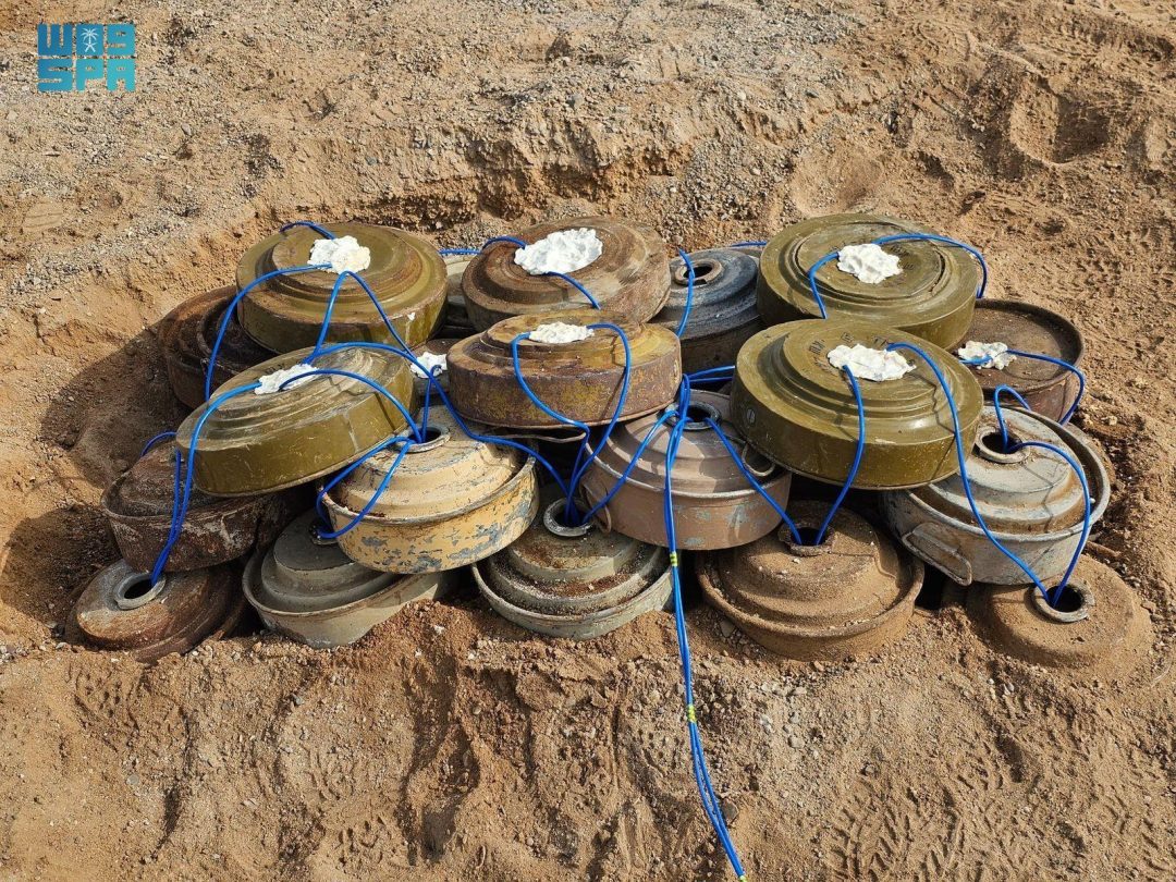 KSrelief Masam Project Clears 915 Explosives in Yemen Last Week