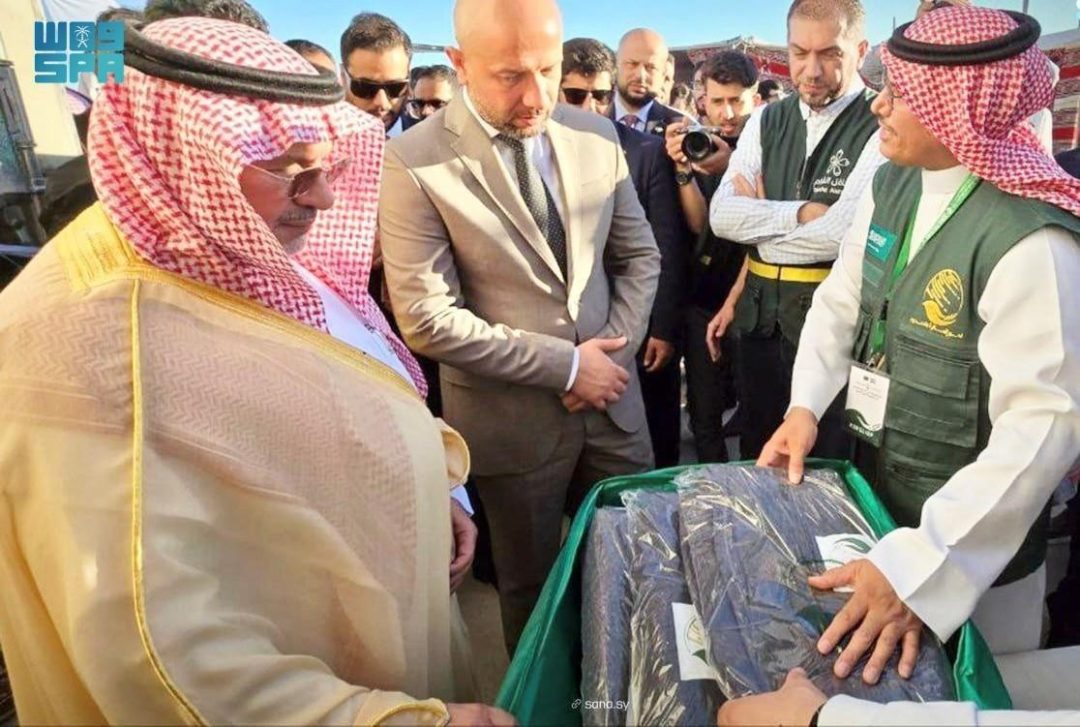 KSrelief Launches 50 Trucks as Part of Humanitarian Land Bridge to Support Syrian People