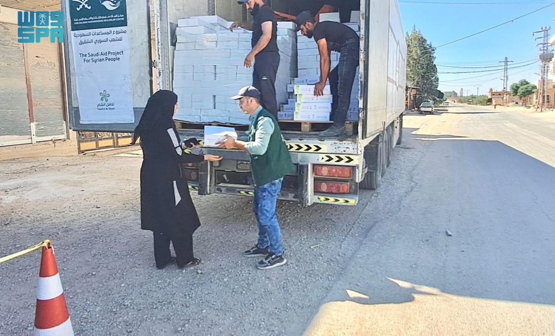 KSrelief Distributes 3,211 Cartons of Dates in Syria’s Rif Dimashq