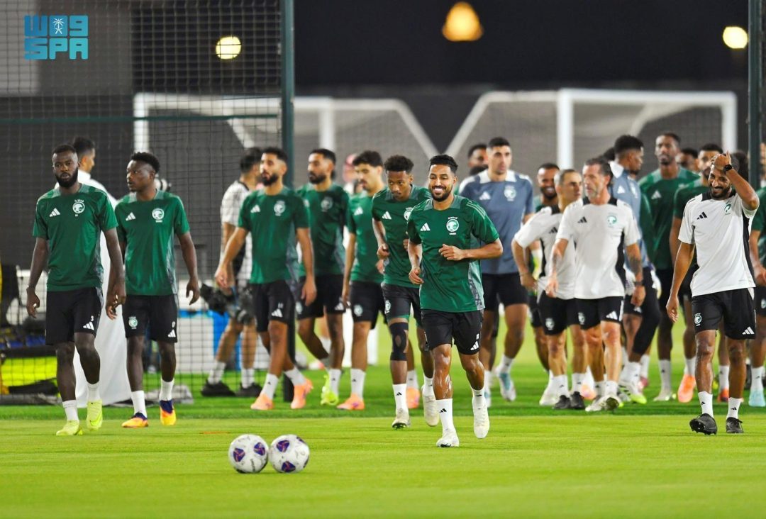 Saudi National Team Ready for Iraq in Final Group B AFC Playoff Qualifying Match