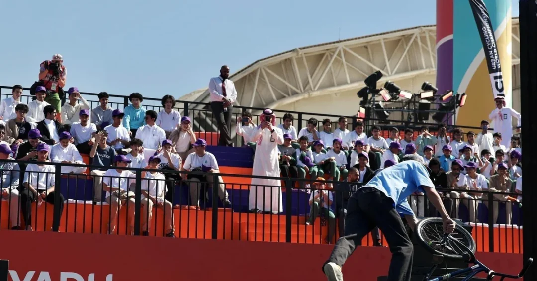 Riyadh Students Experience World-Class Cycling at UCI Championships