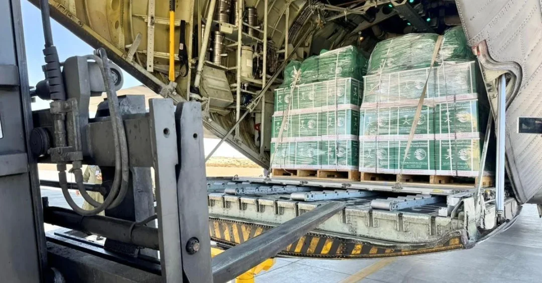 Saudi Arabia’s 69th Relief Aircraft Delivers Critical Aid to Gaza via Egypt