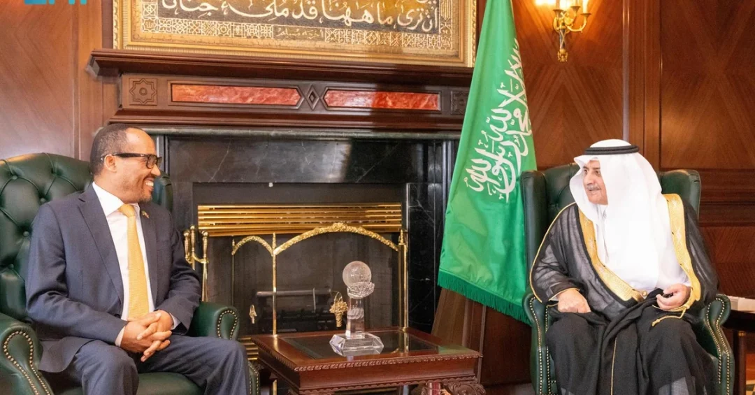 Tabuk Governor Welcomes Ethiopian Ambassador for Strategic Discussions