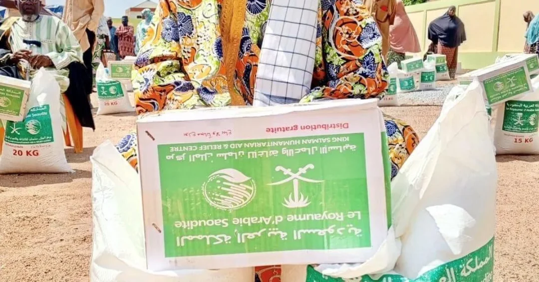 KSrelief Distributes Food Aid to 1,680 People in Benin