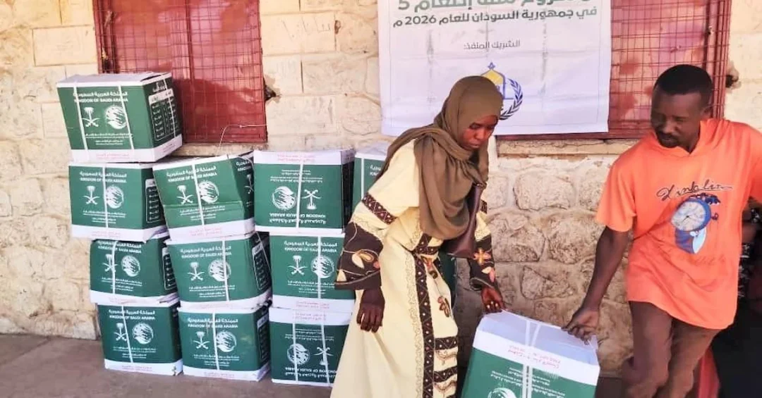 Saudi Arabia’s KSrelief Distributes Food Aid to Families in Sudan