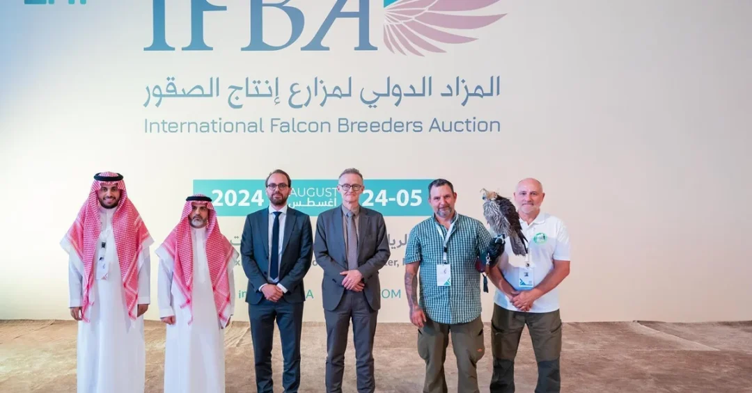 German Ambassador Visits Saudi International Falcon Breeders Auction