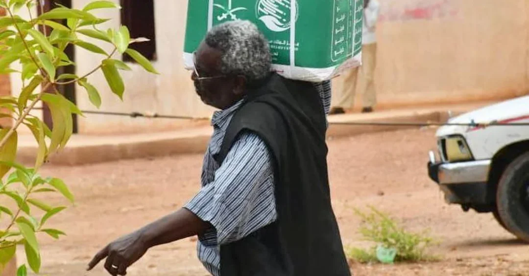 KSrelief Distributes 1,300 Food Baskets to Needy Families in Sudan